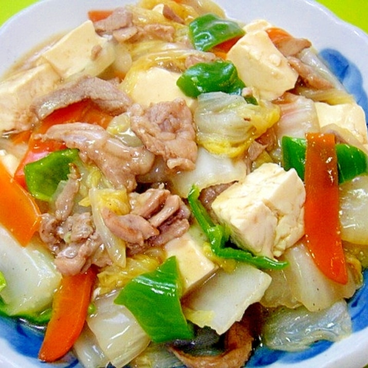 白菜と豆腐のうま煮